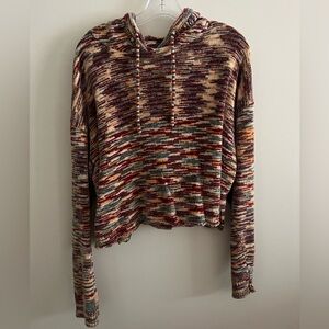 Multicolor Cropped Sweater